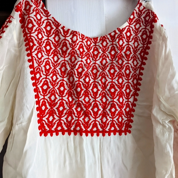 Plenty by Tracy Reese Embroidered Blouse, S - Picture 2 of 5